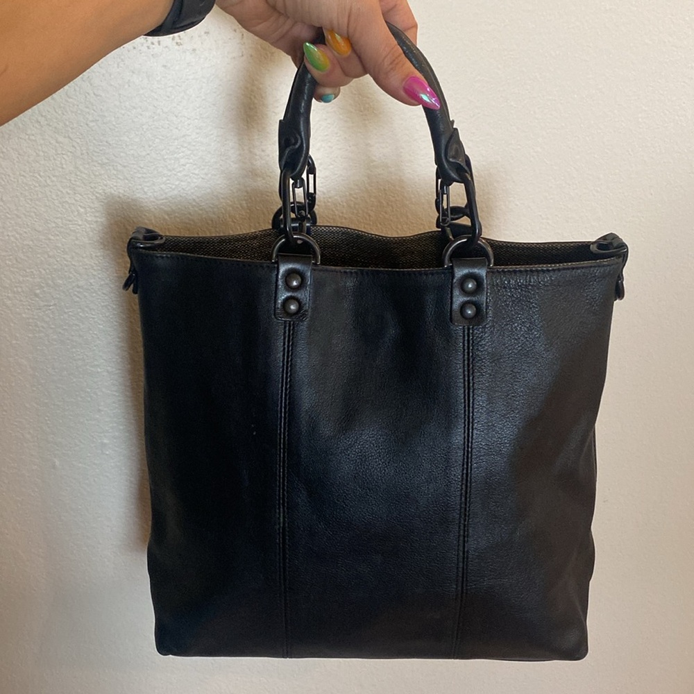 Plinio Visona made in Italy black tote